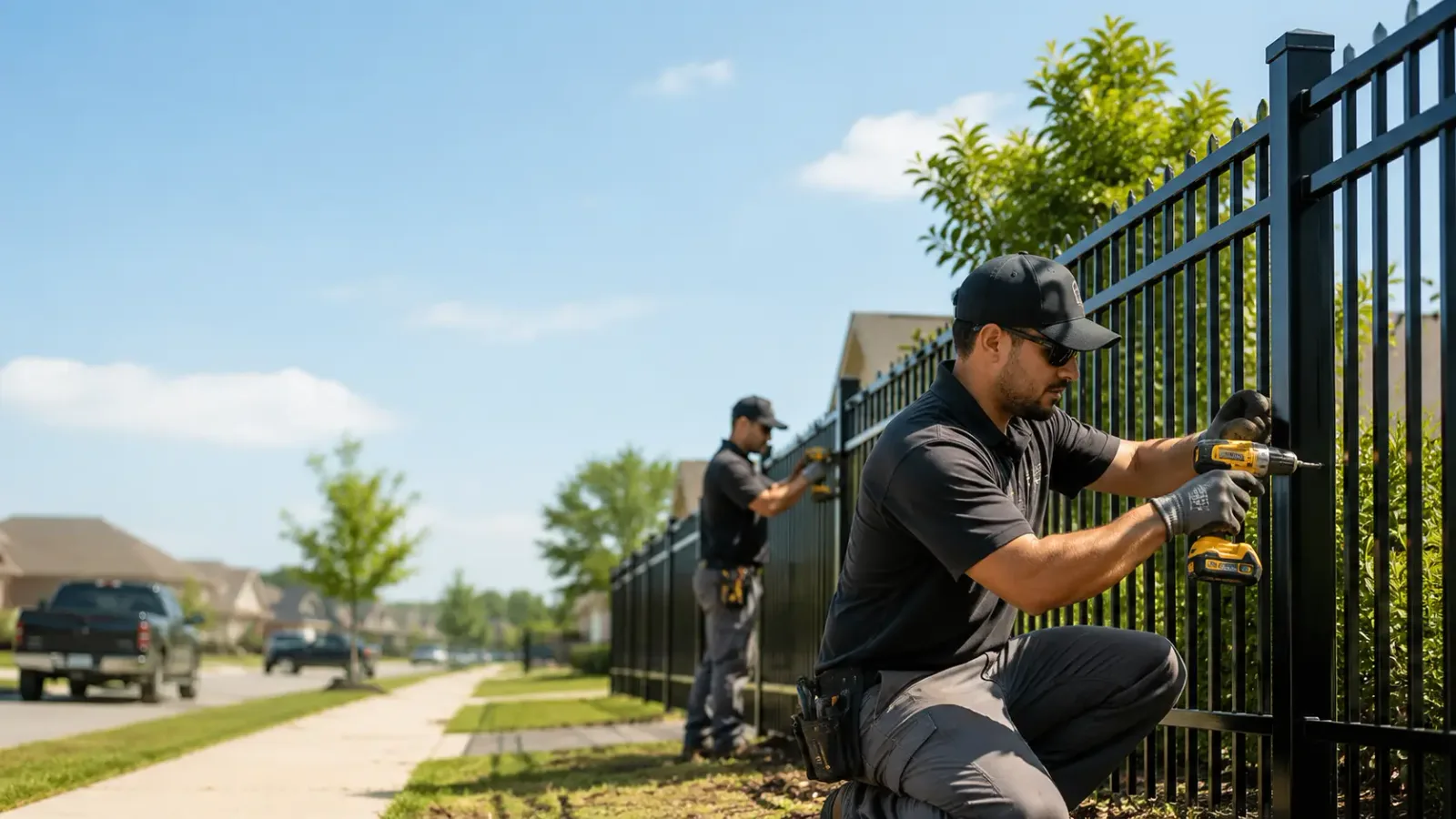 Metal Fence Installation in Coppell, TX